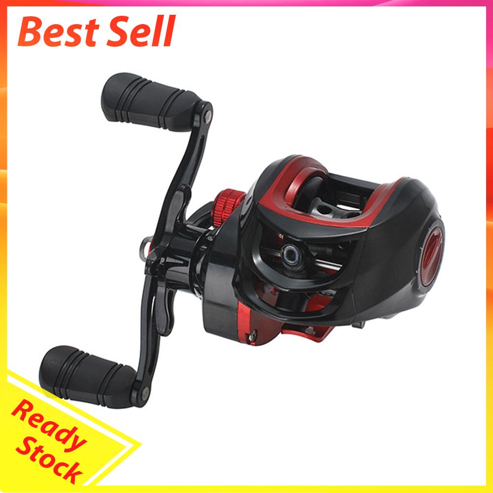 Reel Baitcasting 18 + 1BB 7.2 / 1 Max Drag 8kg Untuk Memancing Di Laut