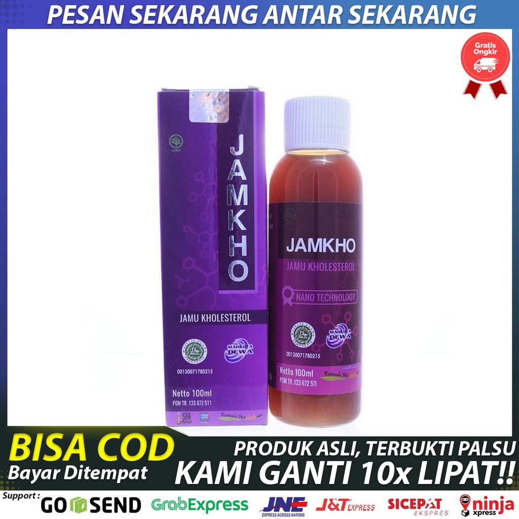 

JAMKHO - Jamu Kholesterol - Obat Herbal Atasi Kolesterol - Herbal Penurun Kadar Kolesterol - Herbal Atasi Trigliserida