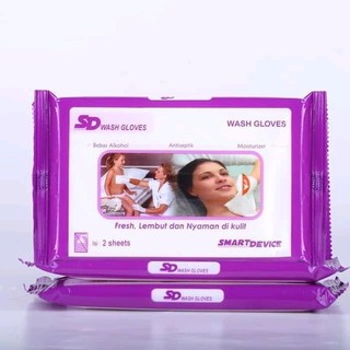 WASLAP ANTISEPTIK / WASH GLOVES / TISSUE ANTISEPTIK / TISSUE MANDI SD HARGA MUMER 100% ORIGINAL