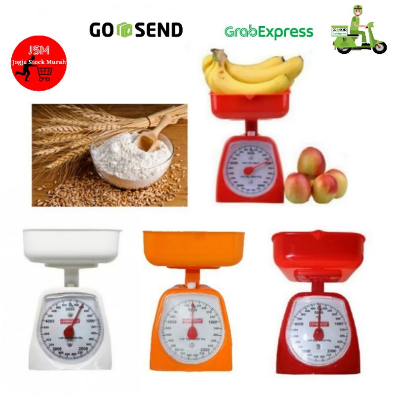 Timbangan Jarum 2Kg Timbangan Kue Murah Kitchen Scale Timbangan Duduk 2kg