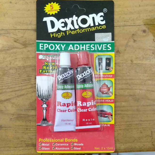 

Lem Dextone 5 Menit Kering 30 ml Epoxy Adhesives