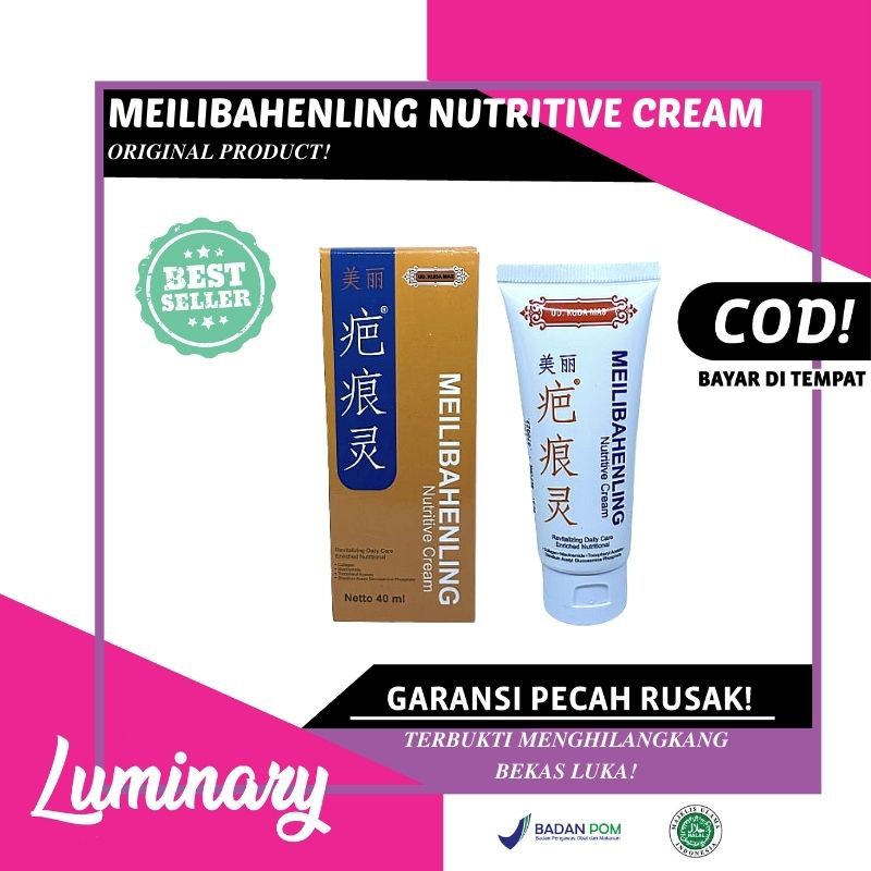 MEILIBAHENLING NUTRITIVE CREAM OBAT PENGHILANG BEKAS LUKA CREAM SALEP  OBAT PEMUTIH KULIT