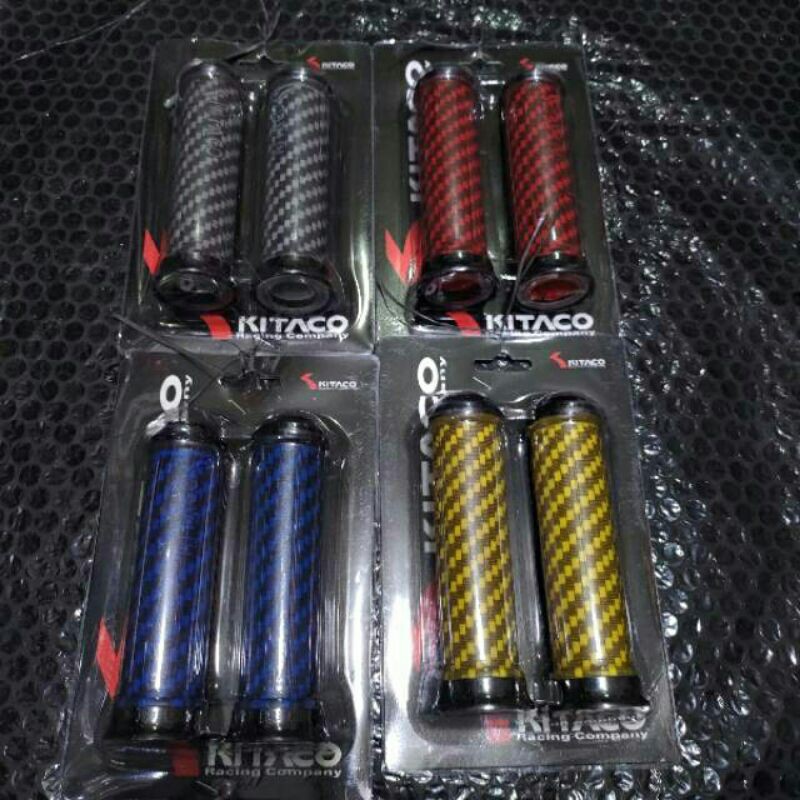 HANDGRIP KITACO KARBON JALU HITAM