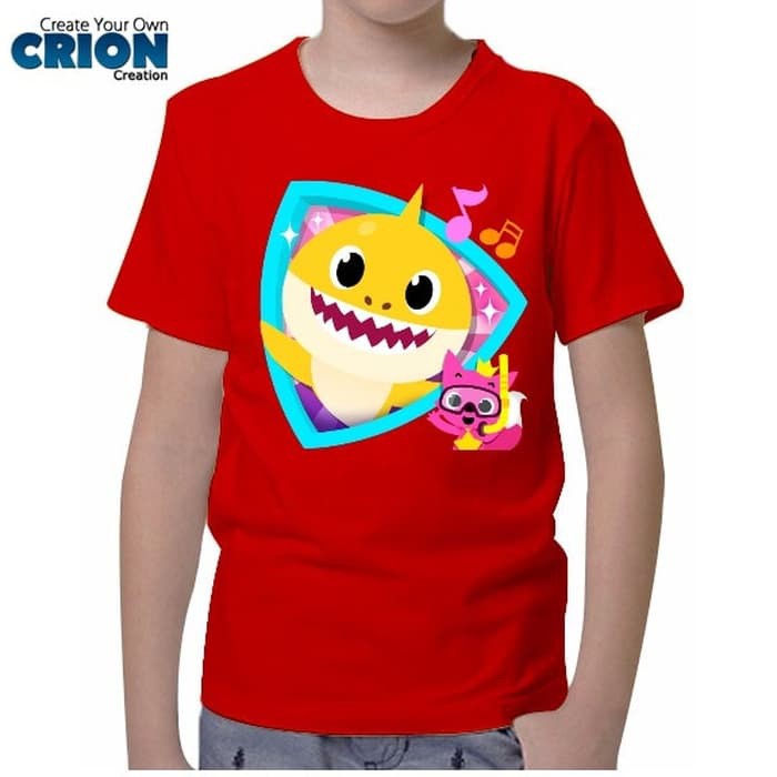 Kaos Baby Shark Anak - Baby Shark 2 - By Crion