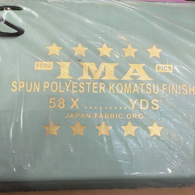 Kain katun Ima polos / bahan gamis, kerudung, kemeja