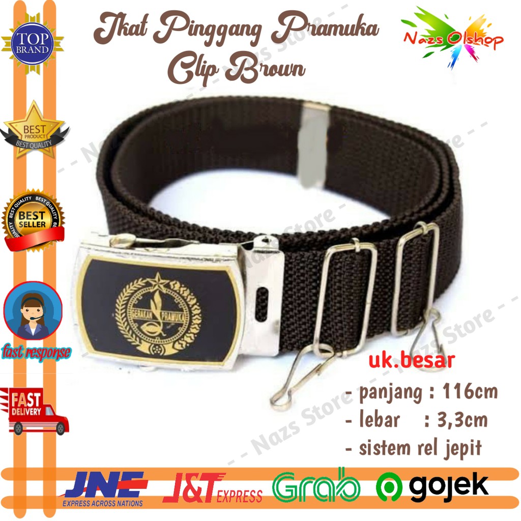 Gesper Ikat Pinggang Pramuka Sekolah SMA Putra Grosir dan Eceran