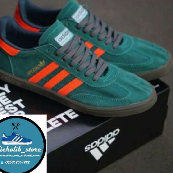 Lagi Tren.. Sepatu adidas spezial hijau oren | sneaker adidas | adidas spezial | Sneaker adidas spez