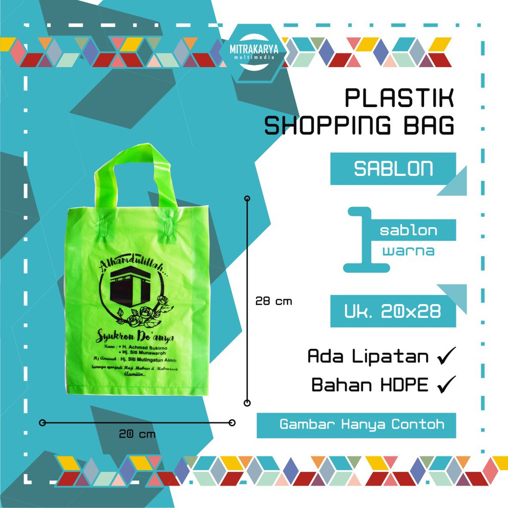 

Plastik Sablon Shoping Bag LPT 20x28 cm