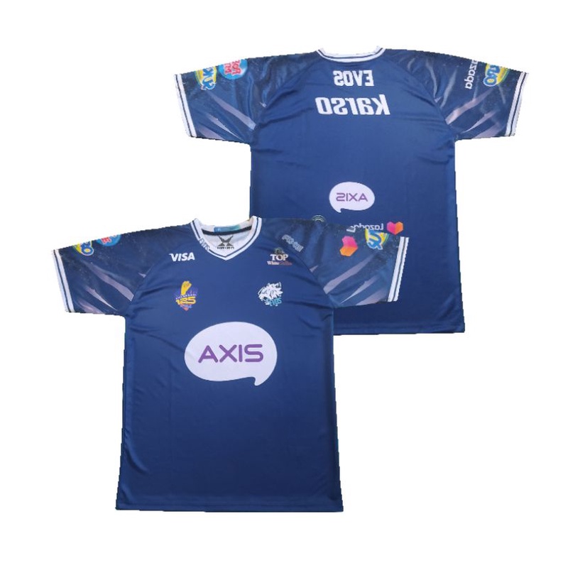 BAJU KAOS JERSEY EVOS ESPORT 2021 GAMING CUSTOM GAME FF ML PUBGM MOBILE LEGEND GAMERS ANAK JUMBO