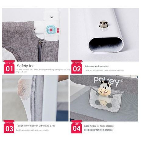 Pakey Baby Bed Rail Safety Guard Pengaman Pagar Ranjang