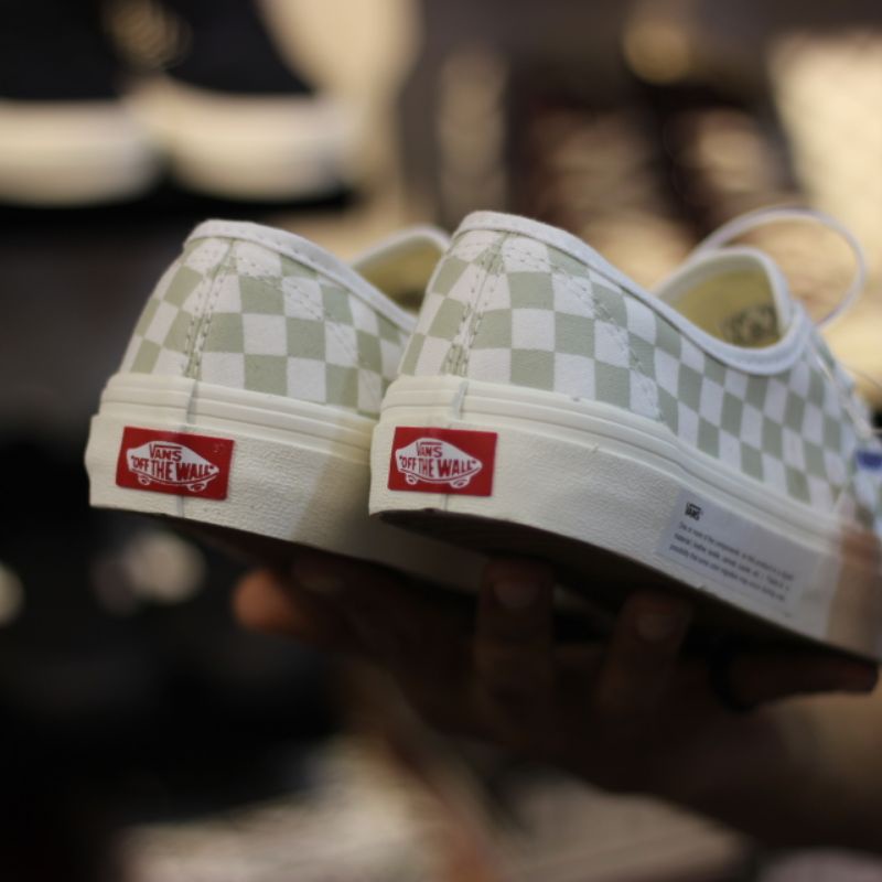 checkered authentic vans