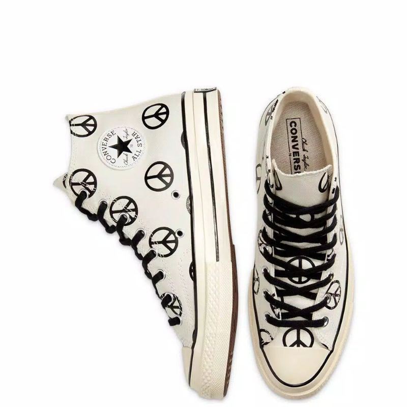 Sepatu Converse X ONE PIECE Glossy Powered High White-5