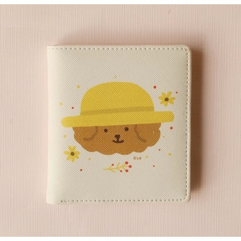 jastip kellys and co wallet - yellow hat poodle