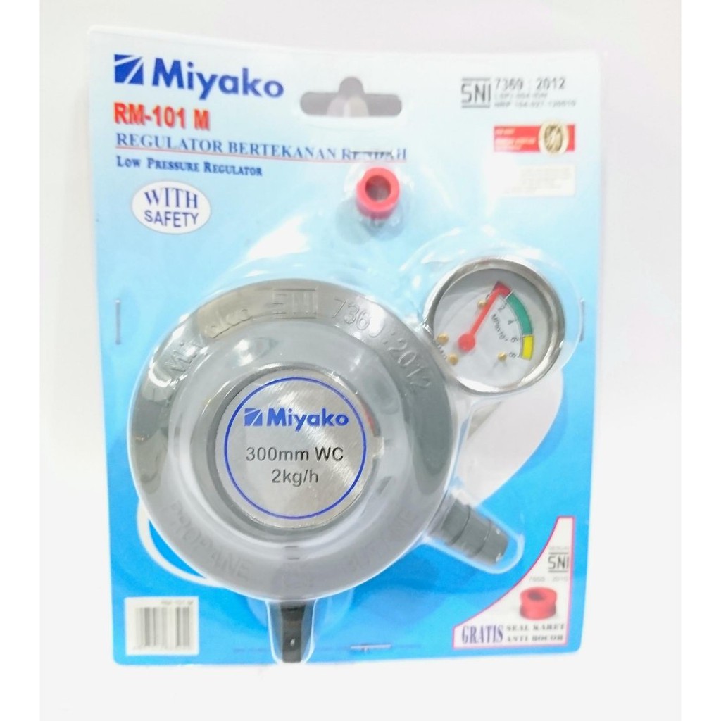 Regulator Miyako 101 M RM 101 M Regulator + meter kompor gas miyako 101 kepala gas kompor LPG