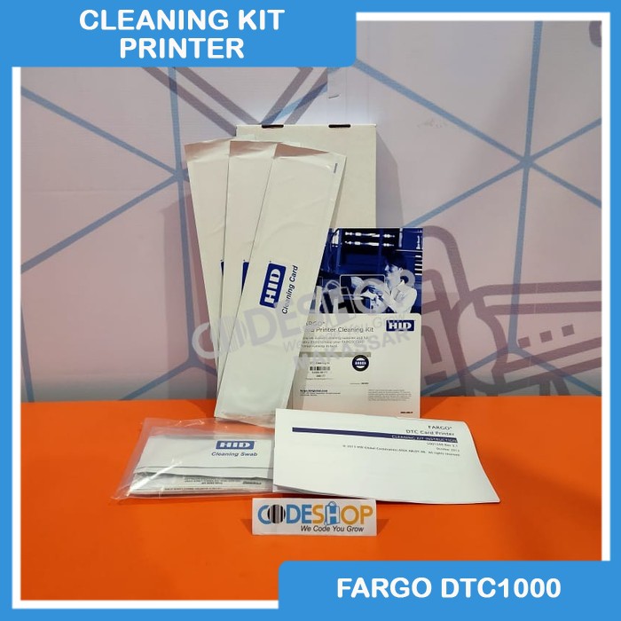 CLEANING KIT PRINTER FARGO DTC1000 - CLEANING KIT FARGO DTC 1250E