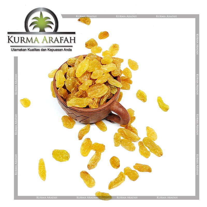 Kismis Anggur Asem Manis / Dried Fruit Camilan Import sehat Oleh Oleh Haji