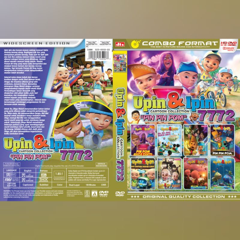 Kaset Film Kartun UPIN &amp; IPIN PIN PON NAGA SAKTI