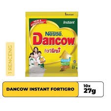 1 RENTENG DANCOW SACHET INSTANT /  COKLAT ISI 10 SACHET