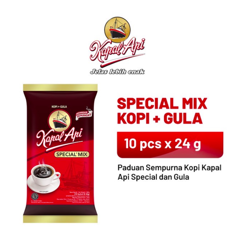 Kopi KAPAL API Special Mix 1 Renceng Kopi KAPAL API Special 1 Renteng