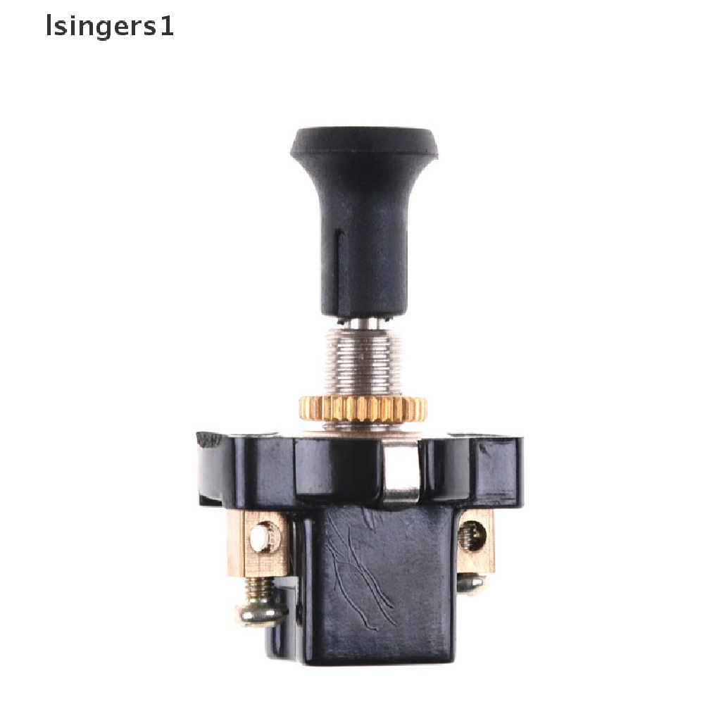 (lsingers1) Terminal Saklar Tekan On-Off 12V