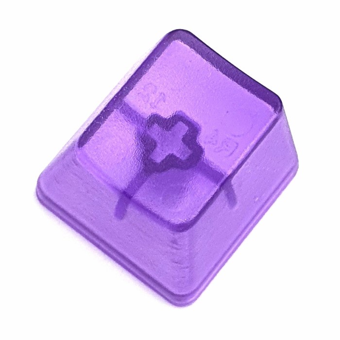 Keycap CLV 1U purple polos blank replacement keyboard button tombol