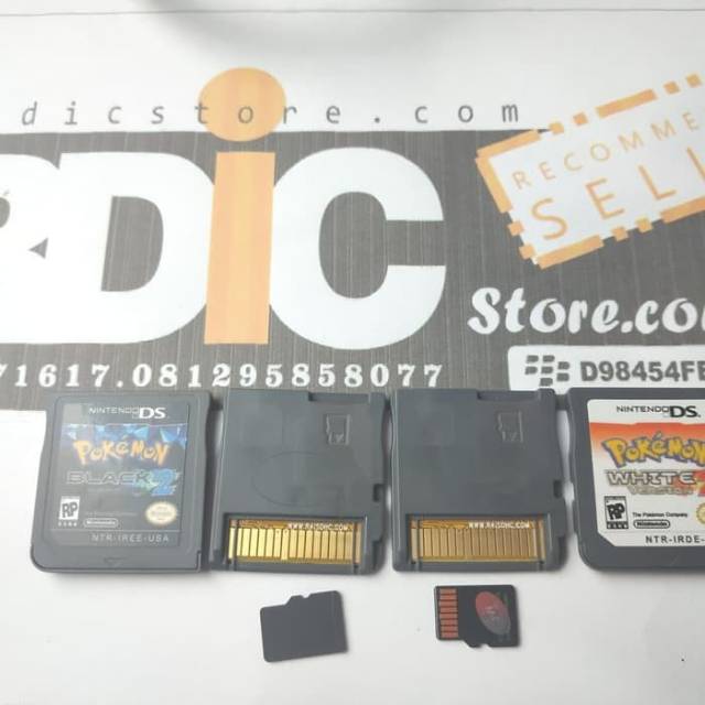pokemon black and white 2 in 1 cartridge
