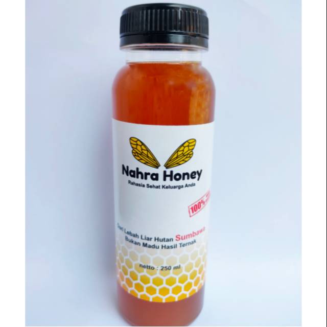 

Madu Hutan Sumbawa Asli (Madu Premium) Raw Honey Organik - Nahra Honey 250 ml