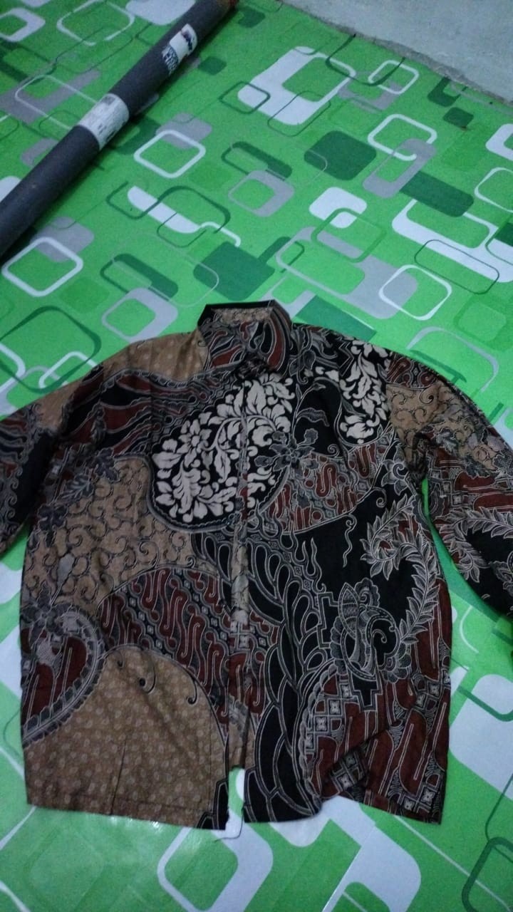 Size M L Xl Xxl Bswart Batik Hrb026 Kenongo Hem Pendek Padi Pekalongan M L Xl Batik Pria Murahl