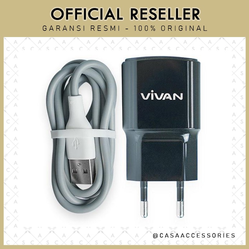 Vivan Power Oval 3.0 Ver II 18W + USB-C Cable 1M Quick Fast Charging