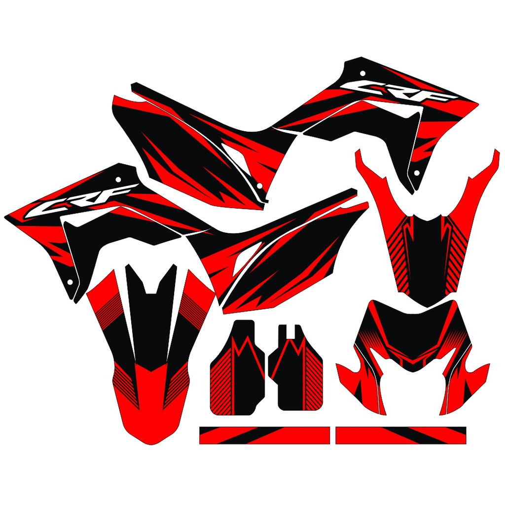 Sticker DECAL CRF 150 L Bisa Custom Stiker Honda CRF 150 L  (85)