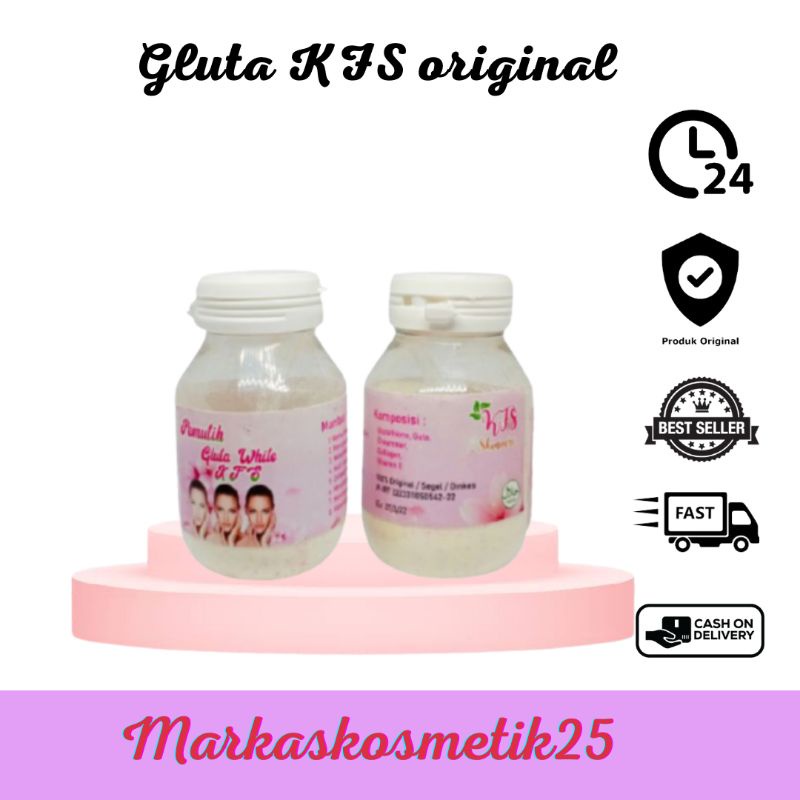 PEMUTIH GLUTA KFS | MINUMAN SUSU PEMUTIH GLUTA KFS ORIGINAL | PEMUTIH BADAN GLUTA KFS BPOM | SUPLEME