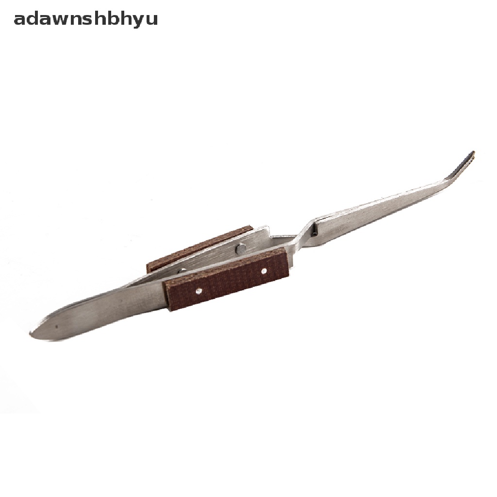 Adawnshbhyu Stainless Steel Cross Lock Pinset Self Closing Perhiasan Solder Craft Repair