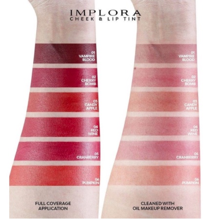 Implora Cheek &amp; Liptint / Jelly Lip Tint | Stain