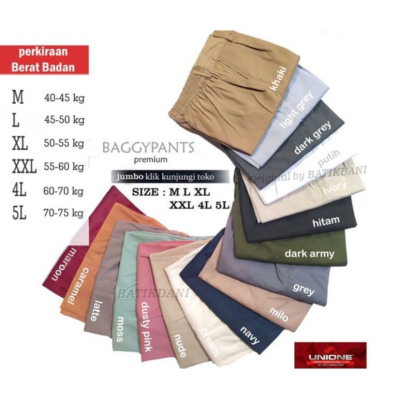 BAGGY PANTS PREMIUM AMERICAN DRILL GRADE A CELANA PANJANG WANITA CELANA KANTOR KERJA