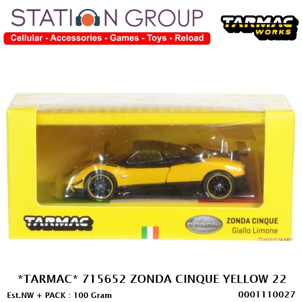 TARMAC 715652 ZONDA CINQUE YELLOW 22 - DIECAST