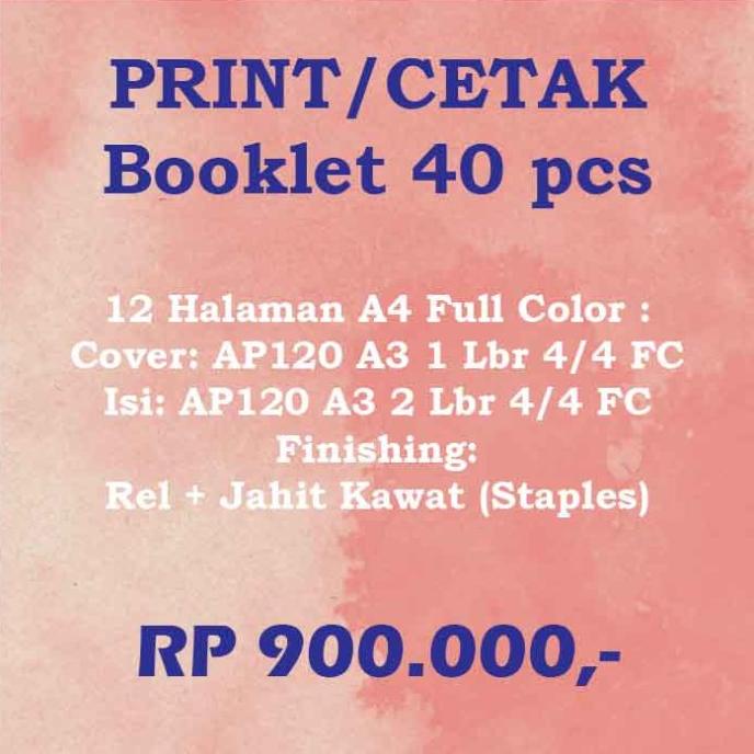 

Office & Stationery | Document Organizer | Cetak 40 Set Booklet 12 A4 (3 A3) 4/4 Full Color | Best Seller