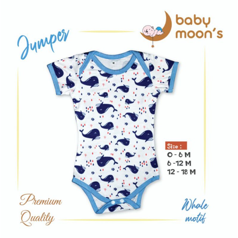 Jumper moons/baju bayi/bayi baru lahir/jumper new born