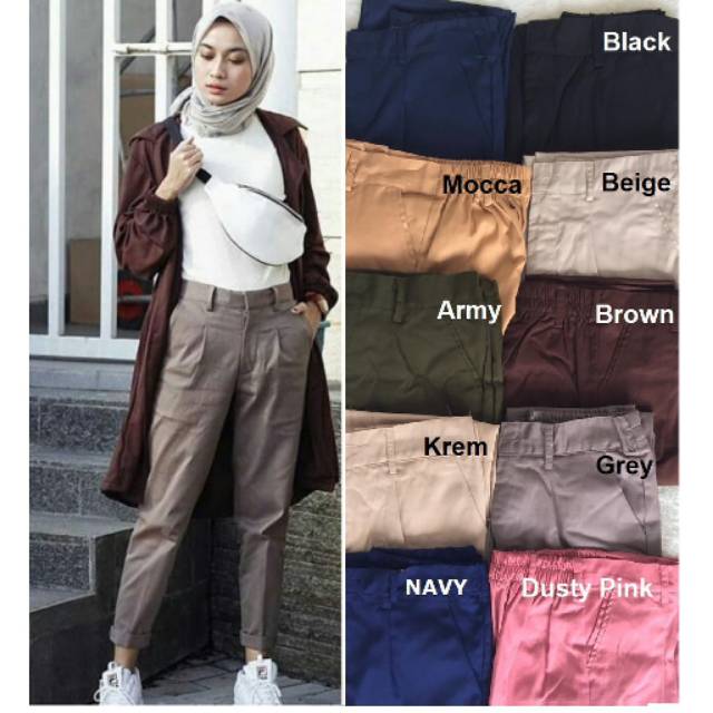 Baggy pants/celana kerja/celana kuliah