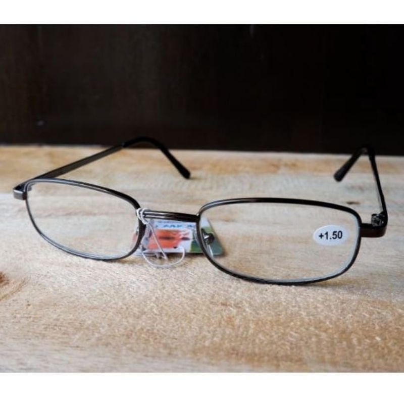 Kacamata Baca Plus Lensa Asli Kaca (bukan plastik)