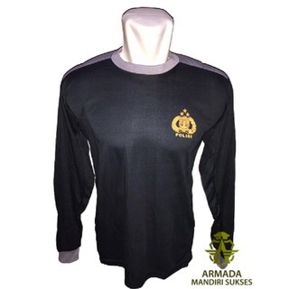 Kaos Bantalan Polisi Hitam - Kaos Penembak Polisi Hitam K