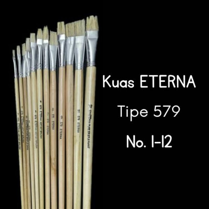 Kuas Lukis Eterna Nomor 12