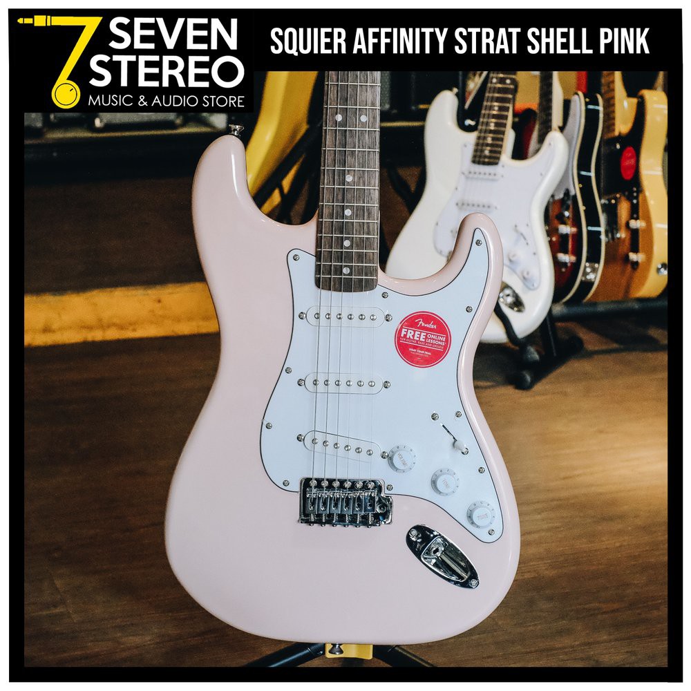 Squier Affinity Stratocaster Shell Pink