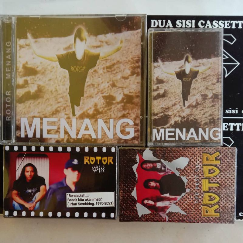 paket kaset pita cd rotor - win - menang - greateshits