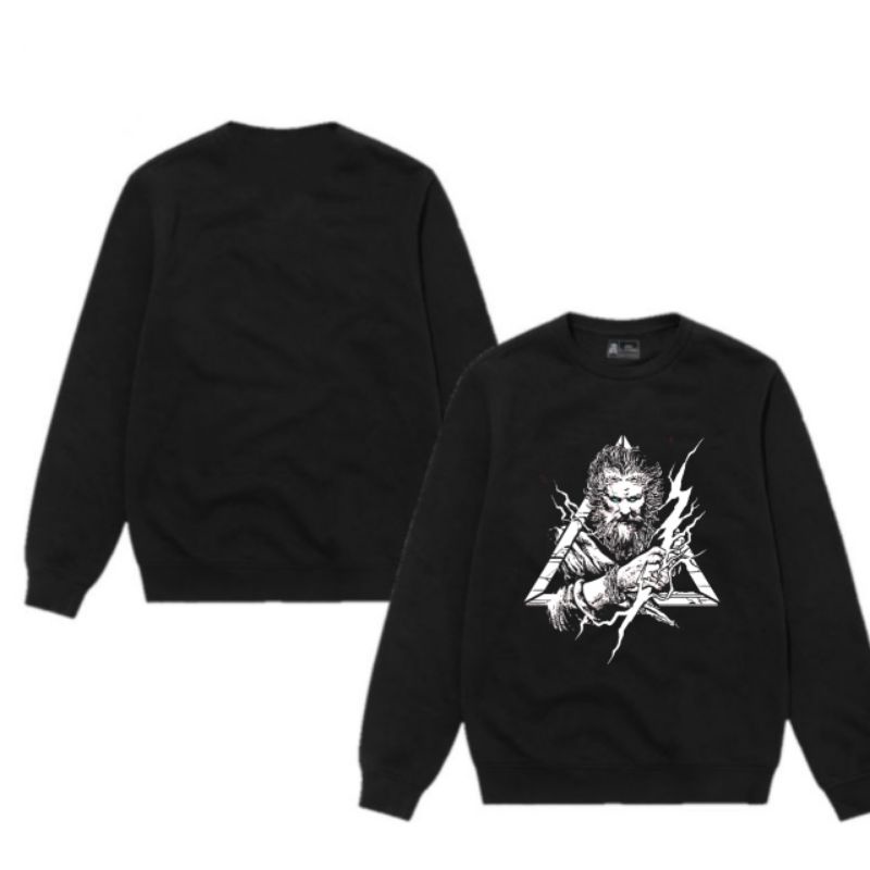 SWEATER CATHARSIS DISTRO LOGO METAL CHAPTER EMPIRE 100% PREMIUM