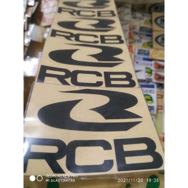 stiker cutting RCB