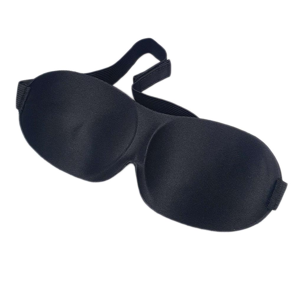 Soft 3D Sleeping Mask Penutup Mata Kacamata Tidur - LYZ09 - Black