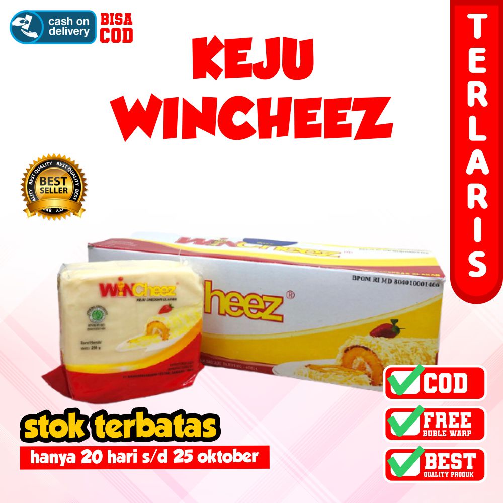 

Keju Wincheez Cheese Cheddar 250g Block Processed cheddar winchiz keju