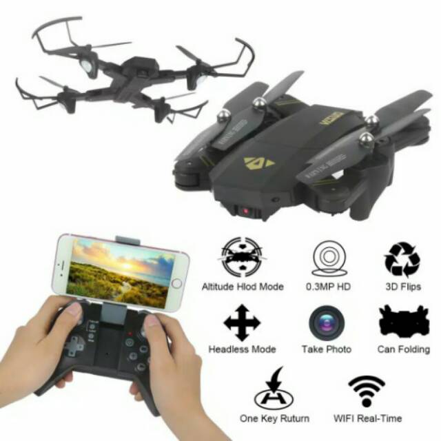 1-2Hari sampai Drone Visuo SX809HW-VGA