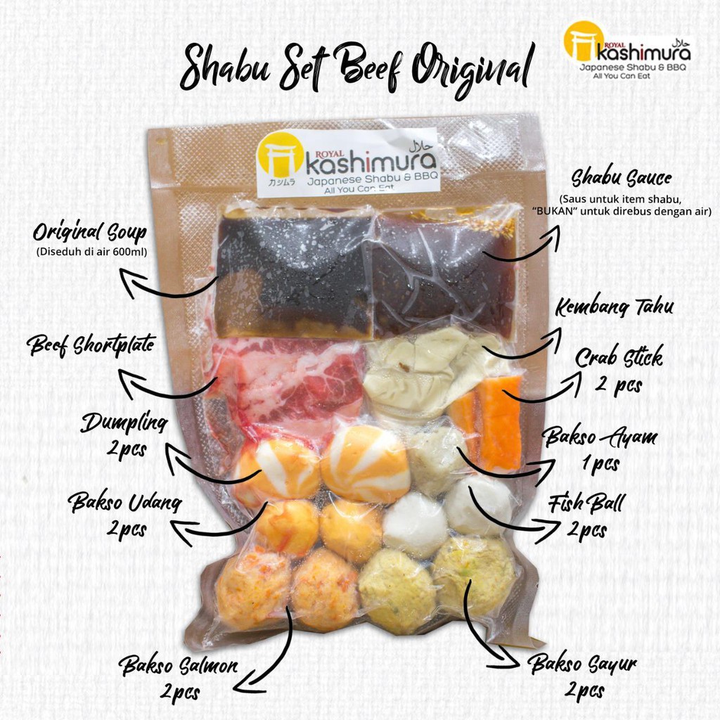 

SHABU-SHABU SET BEEF ORIGINAL & TOMYUM