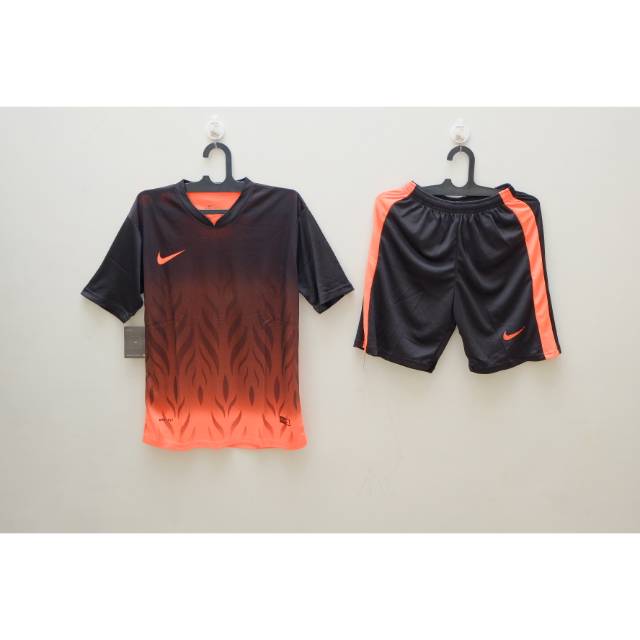 Jersey Futsal Jersey Sepakbola Printing Nike printing oren